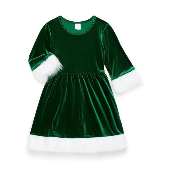 Holiday Time Girls Santa Cosplay Dress  - Size M (7-8) - Picture 1 of 6